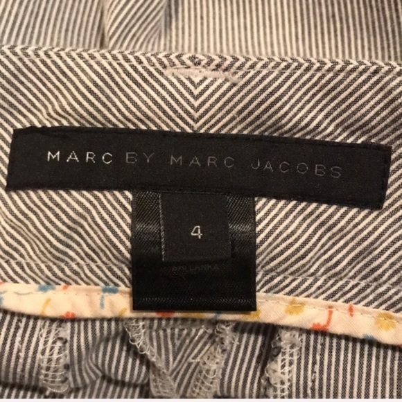 MARC JACOBS Striped Seersucker Skirt - Picture 6 of 6